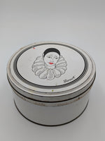 Load image into Gallery viewer, Boîte en Fer "Pierrot" &amp; Collection de Billes Anciennes