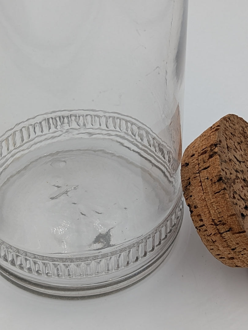 Grand Bocal d'Épicerie – Verre Moulé & Bouchon de Liège