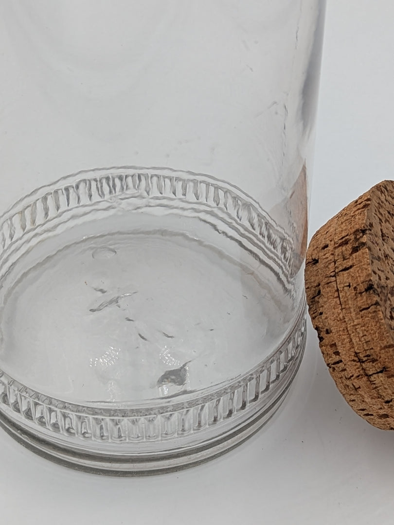 Grand Bocal d'Épicerie – Verre Moulé & Bouchon de Liège