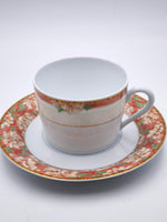 Load image into Gallery viewer, Tasse et Soucoupe Médard de Noblat – Décor Floral &amp; Graphique