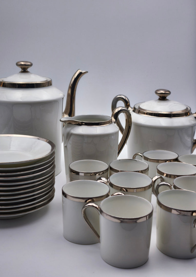 Service à Café de Prestige – Bernardaud & Cie (B & Cie) Limoges – 26 pièces