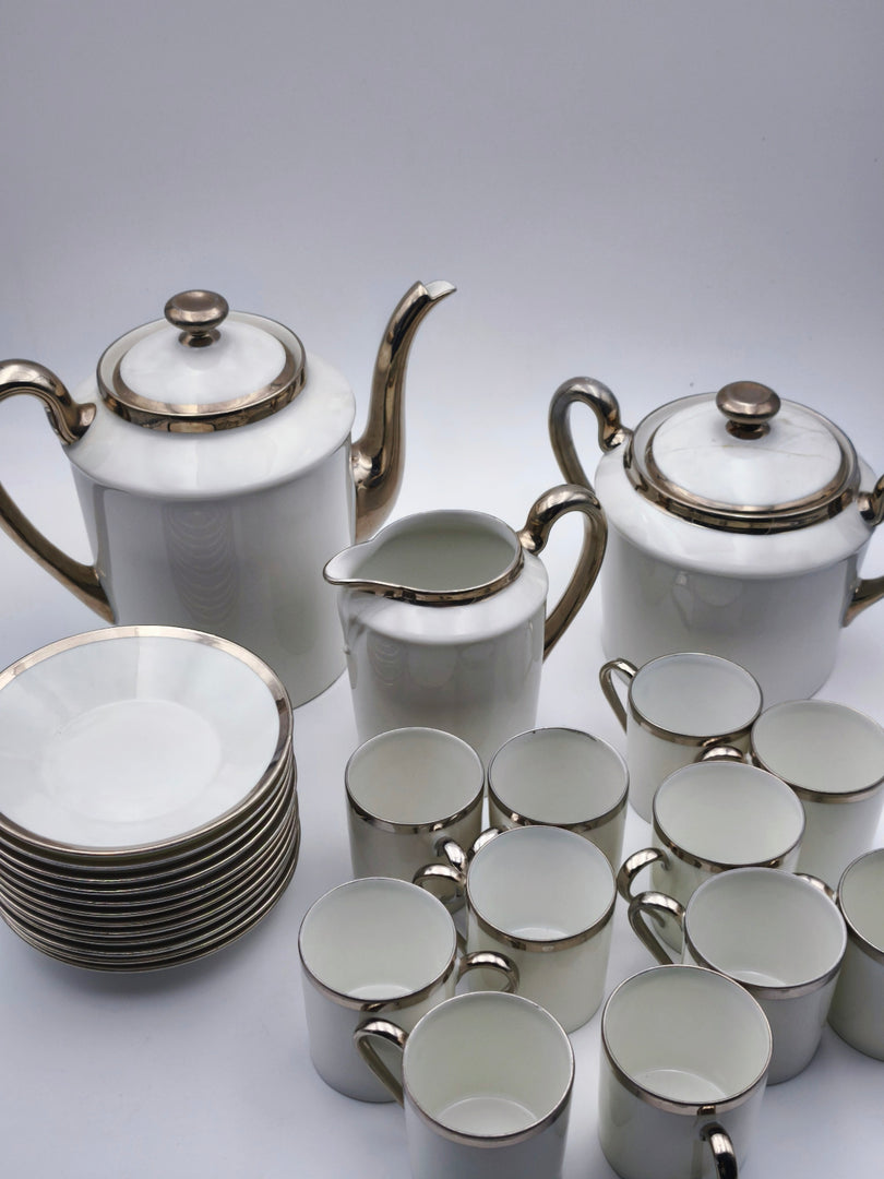 Service à Café de Prestige – Bernardaud & Cie (B & Cie) Limoges – 26 pièces