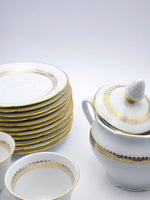 Load image into Gallery viewer, Service à Café de Prestige – Lamotte, Porcelaine de Sologne (21 pièces)