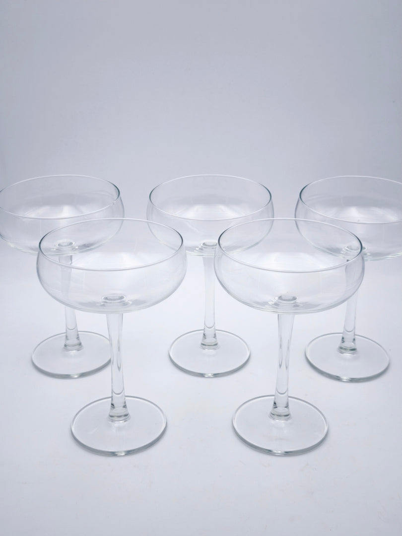 Lot de Coupes à Champagne & Cocktail – Design Classique & Épuré