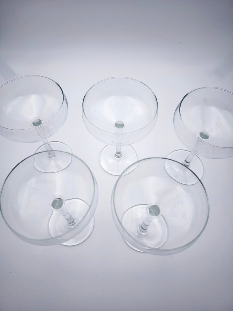 Lot de Coupes à Champagne & Cocktail – Design Classique & Épuré