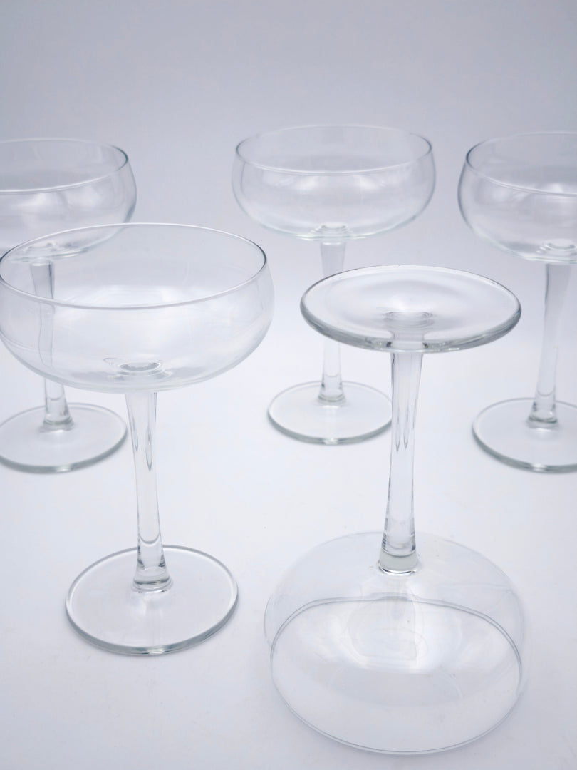 Lot de Coupes à Champagne & Cocktail – Design Classique & Épuré