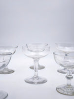 Load image into Gallery viewer, Lot de Verres à Champagne &amp; Cocktail Dépareillés – Esprit Guinguette Chic