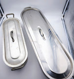 Load image into Gallery viewer, Duo de Poissonnières en Inox – Format Professionnel (65 cm &amp; 46 cm)