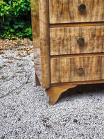 Load image into Gallery viewer, Commode Vintage Art Déco – Placage Loupe &amp; Marbre Gris