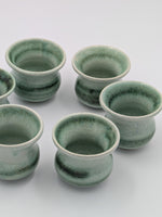 Load image into Gallery viewer, Set de 6 Petites Tasses de Dégustation – Nuances de Jade