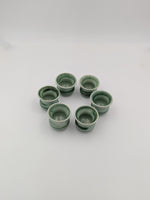 Load image into Gallery viewer, Set de 6 Petites Tasses de Dégustation – Nuances de Jade