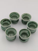 Load image into Gallery viewer, Set de 6 Petites Tasses de Dégustation – Nuances de Jade