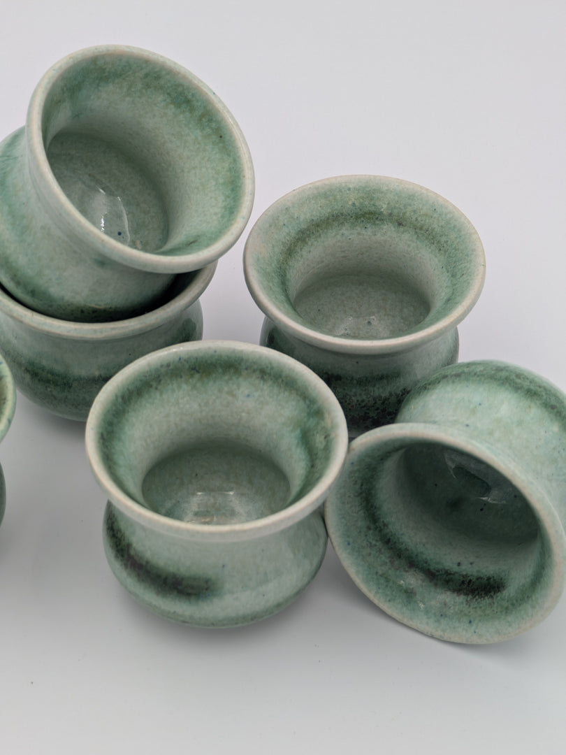 Set de 6 Petites Tasses de Dégustation – Nuances de Jade
