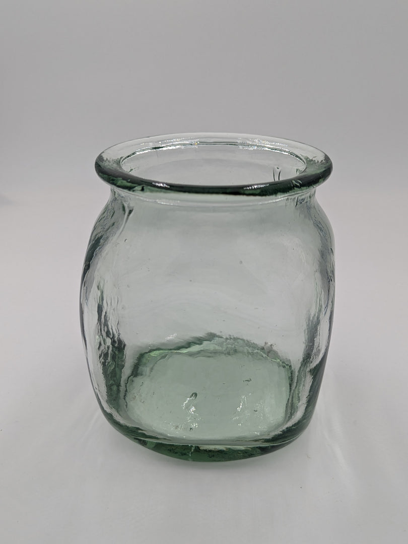 Pot en Verre Bullé Artisanal – Teinte Céladon