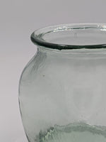 Load image into Gallery viewer, Pot en Verre Bullé Artisanal – Teinte Céladon