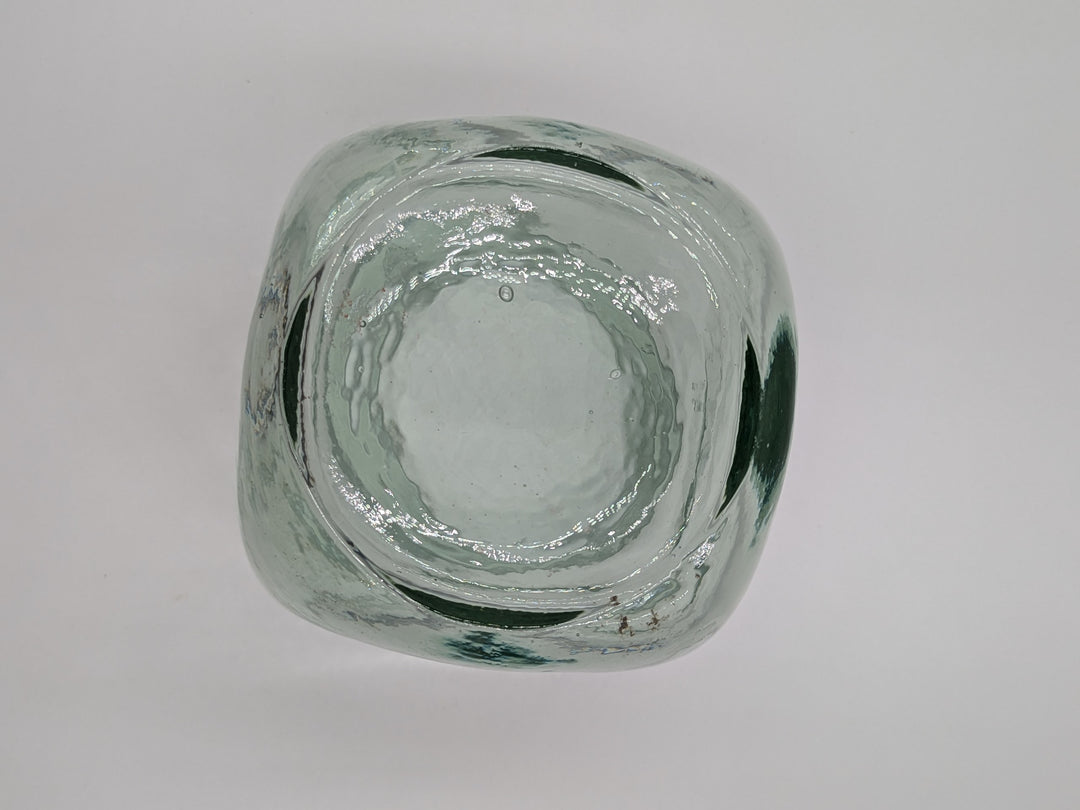 Pot en Verre Bullé Artisanal – Teinte Céladon