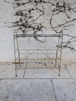 Load image into Gallery viewer, Porte-revue – Laiton &amp; Plateau de Verre Sérigraphié