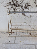 Load image into Gallery viewer, Porte-revue – Laiton &amp; Plateau de Verre Sérigraphié