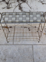 Load image into Gallery viewer, Porte-revue – Laiton &amp; Plateau de Verre Sérigraphié