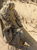 Load image into Gallery viewer, Statue de Jardin en Pierre – Allégorie Classique